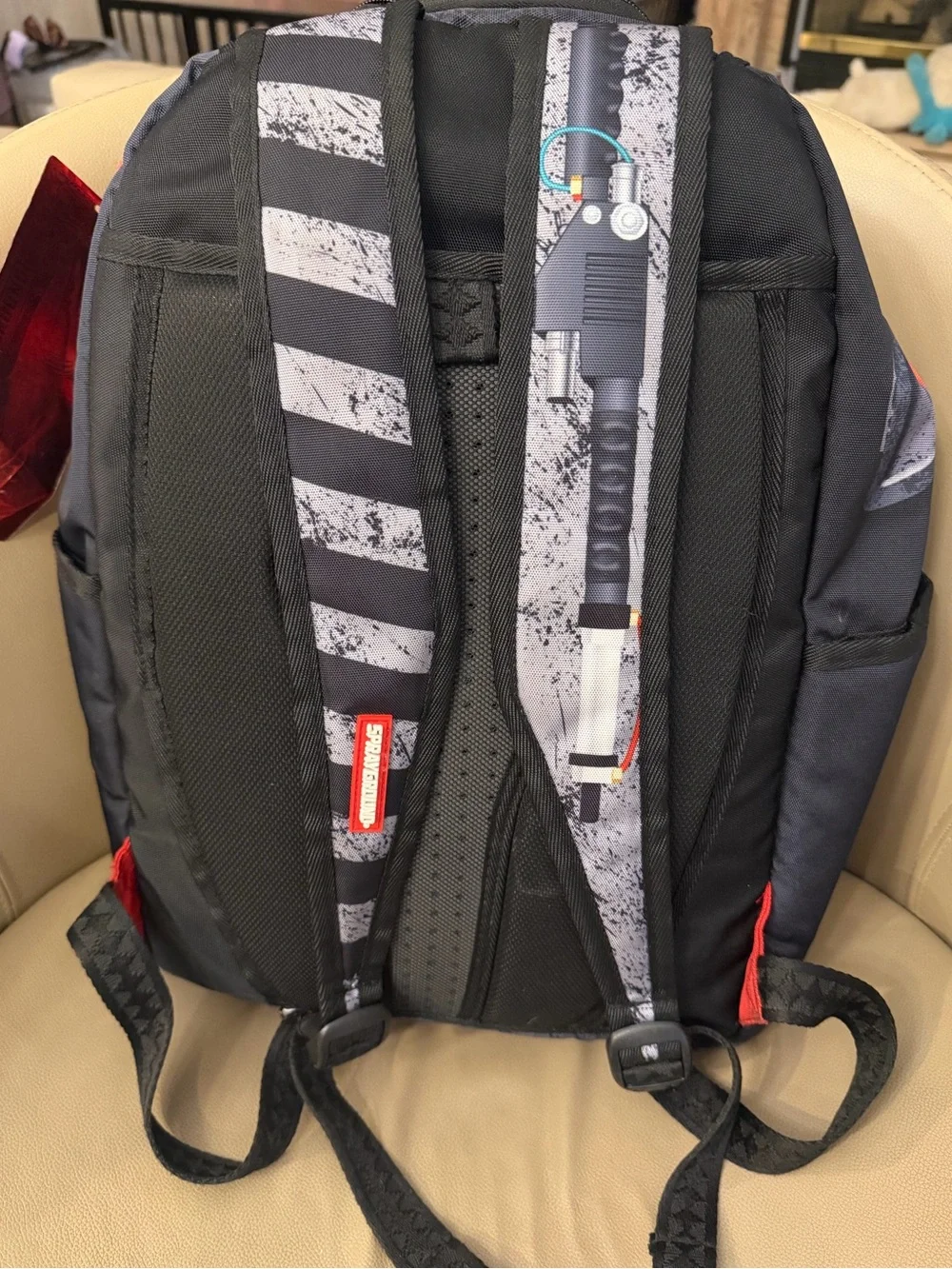 Sprayground Ghostbusters Tech Backpack - Black with Multicolor Accents